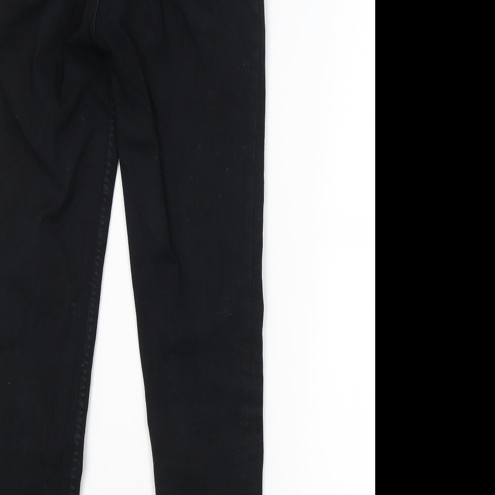 H&M Womens Blue   Chino Trousers Size 10 L27 in