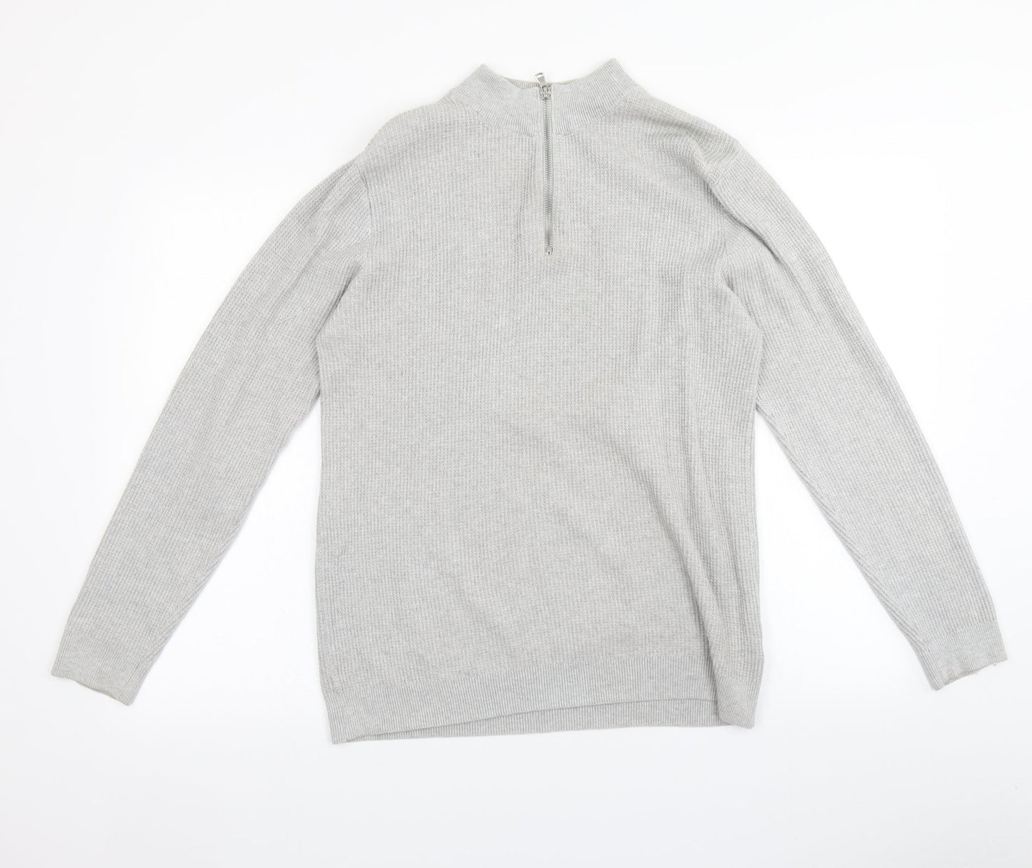 NEXT Mens Grey   Pullover Hoodie Size M