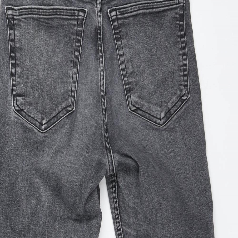 Preworn Womens Grey   Skinny Jeans Size 28 in L30 in