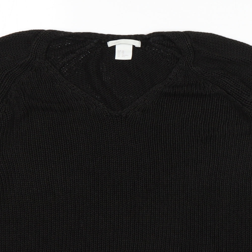 H&M Womens Black   Pullover Jumper Size XS