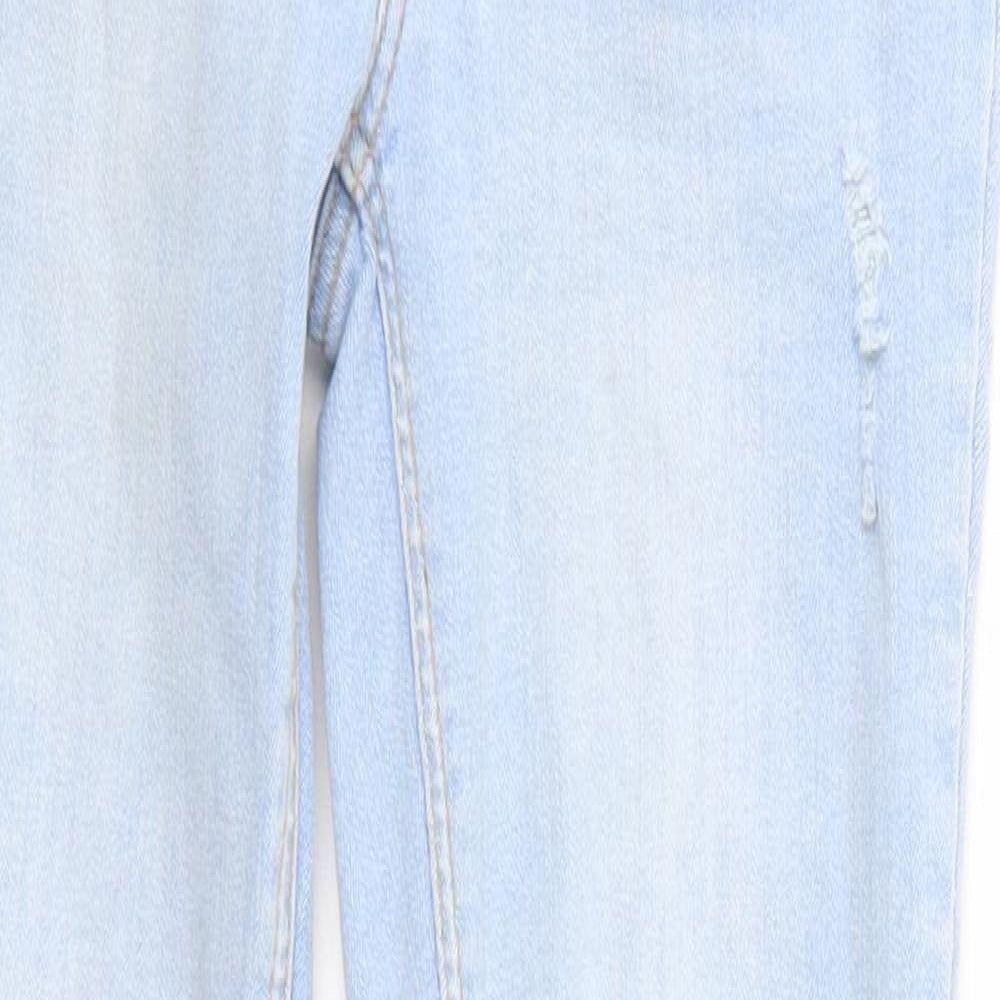 Denim & Co. Womens Blue   Skinny Jeans Size 8 L28 in