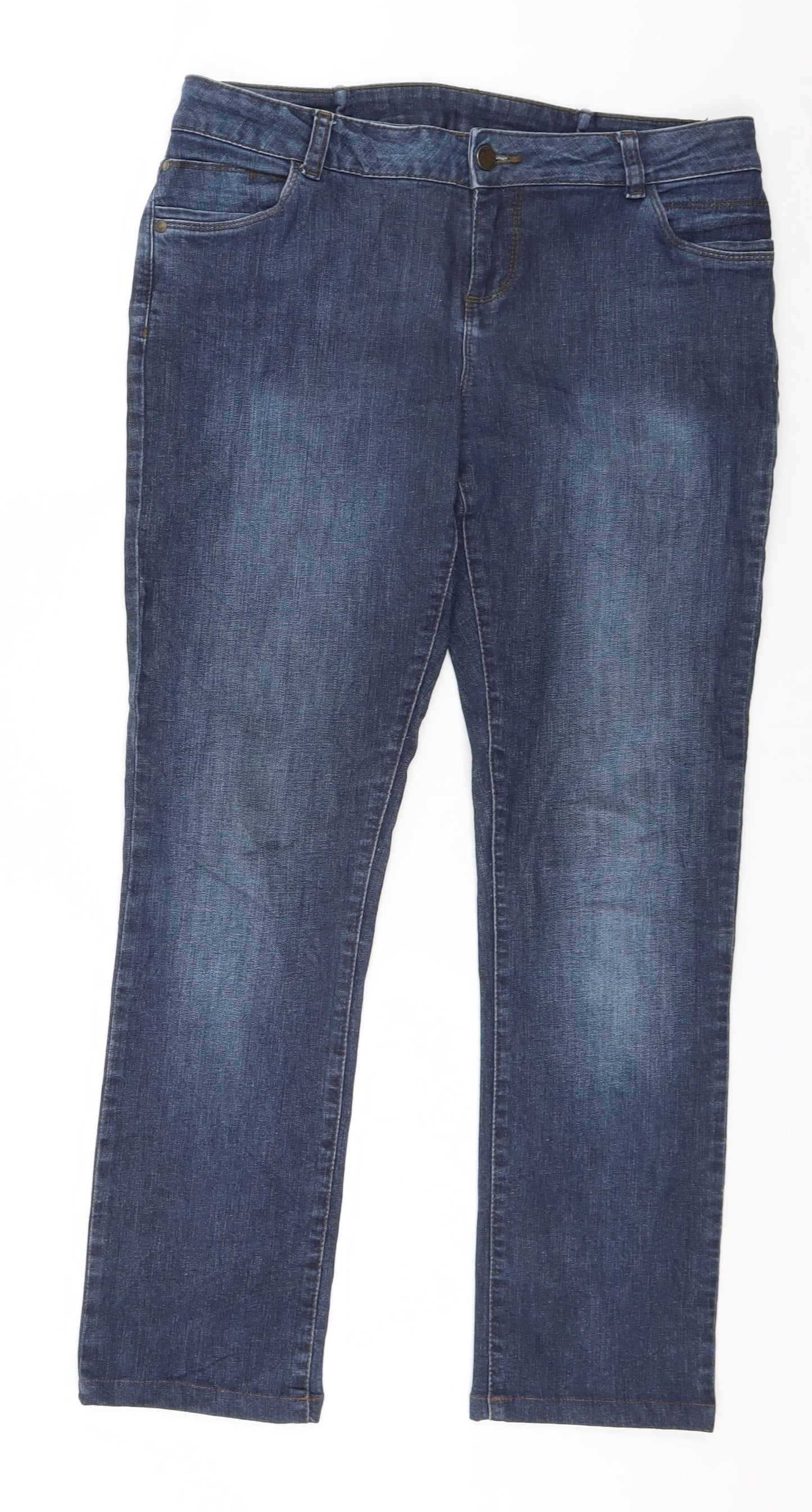 Camaïeu Womens Blue   Skinny Jeans  L27 in