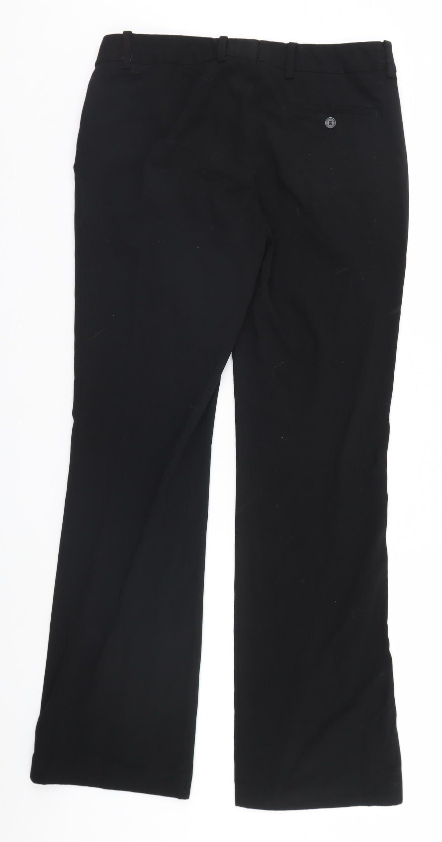 H&M Womens Black   Trousers  Size 10 L31 in