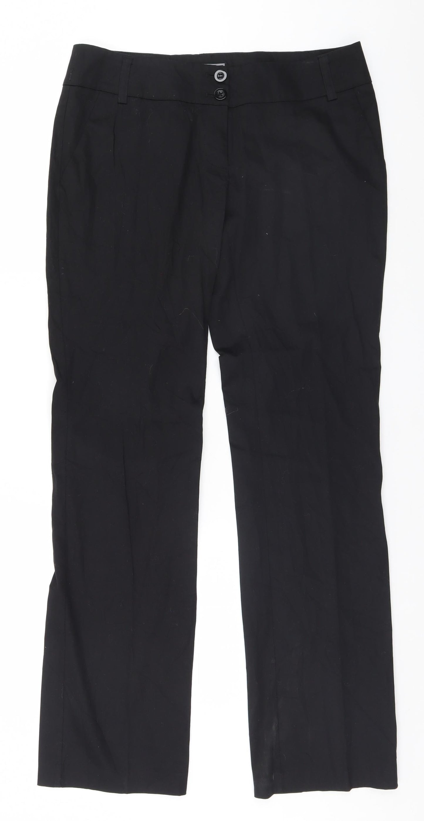 Clockhouse Womens Black   Trousers  Size 12 L32 in
