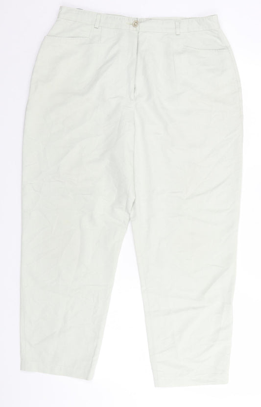 Blanche Womens Beige   Trousers  Size 22 L23 in