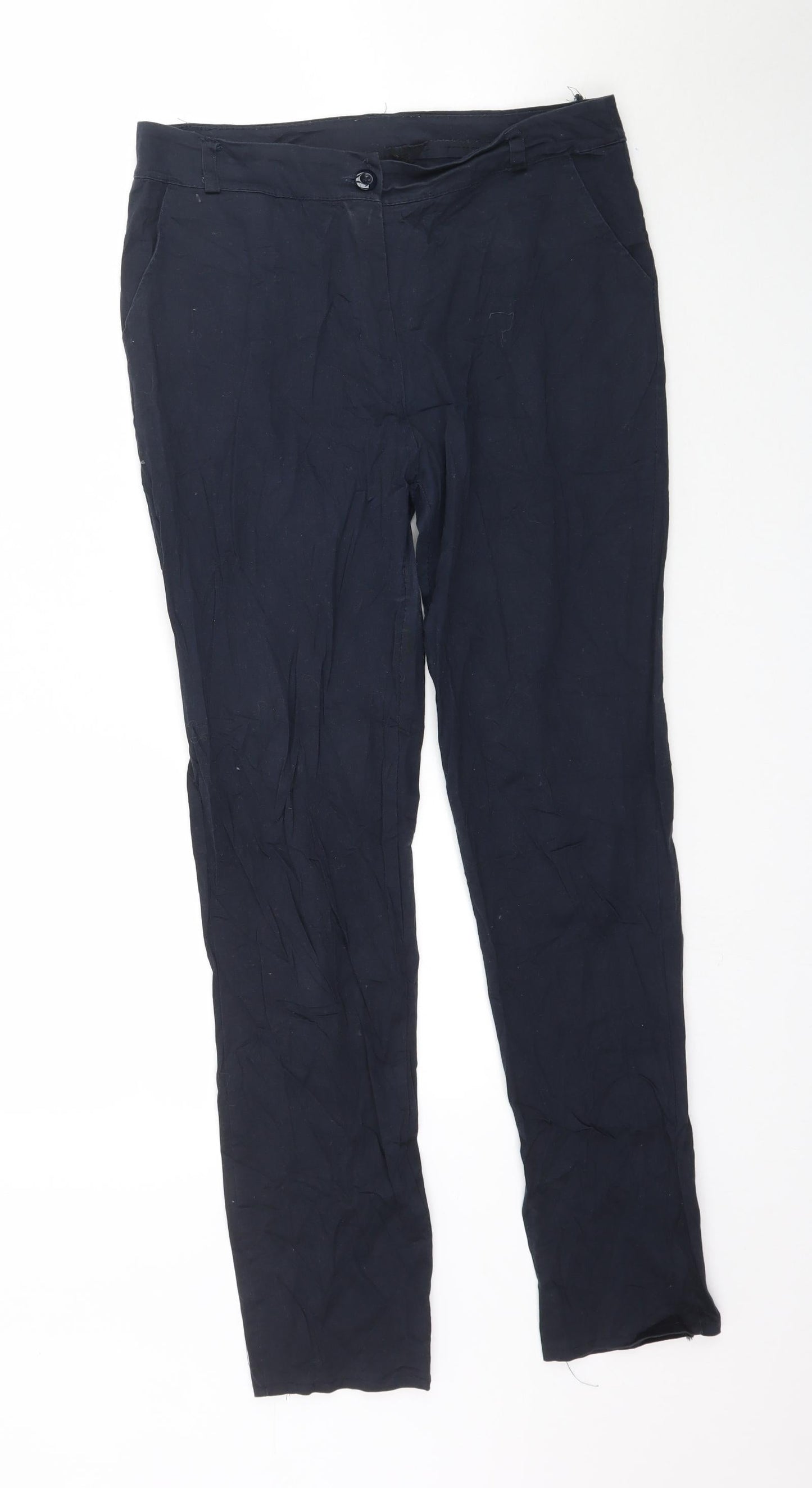 Preworn Womens Blue   Trousers  Size L L29 in
