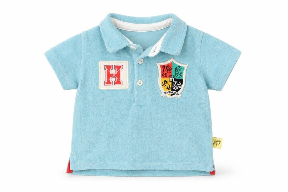 M&S Baby Blue   Basic Polo Size 0-3 Months  - HARRY POTTER