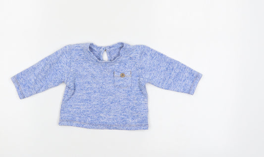 Matalan Baby Blue   Pullover Jumper Size 0-3 Months