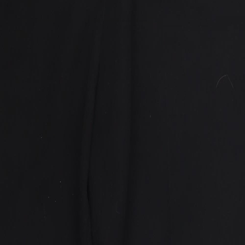 Papaya Womens Black   Trousers  Size 14 L29 in