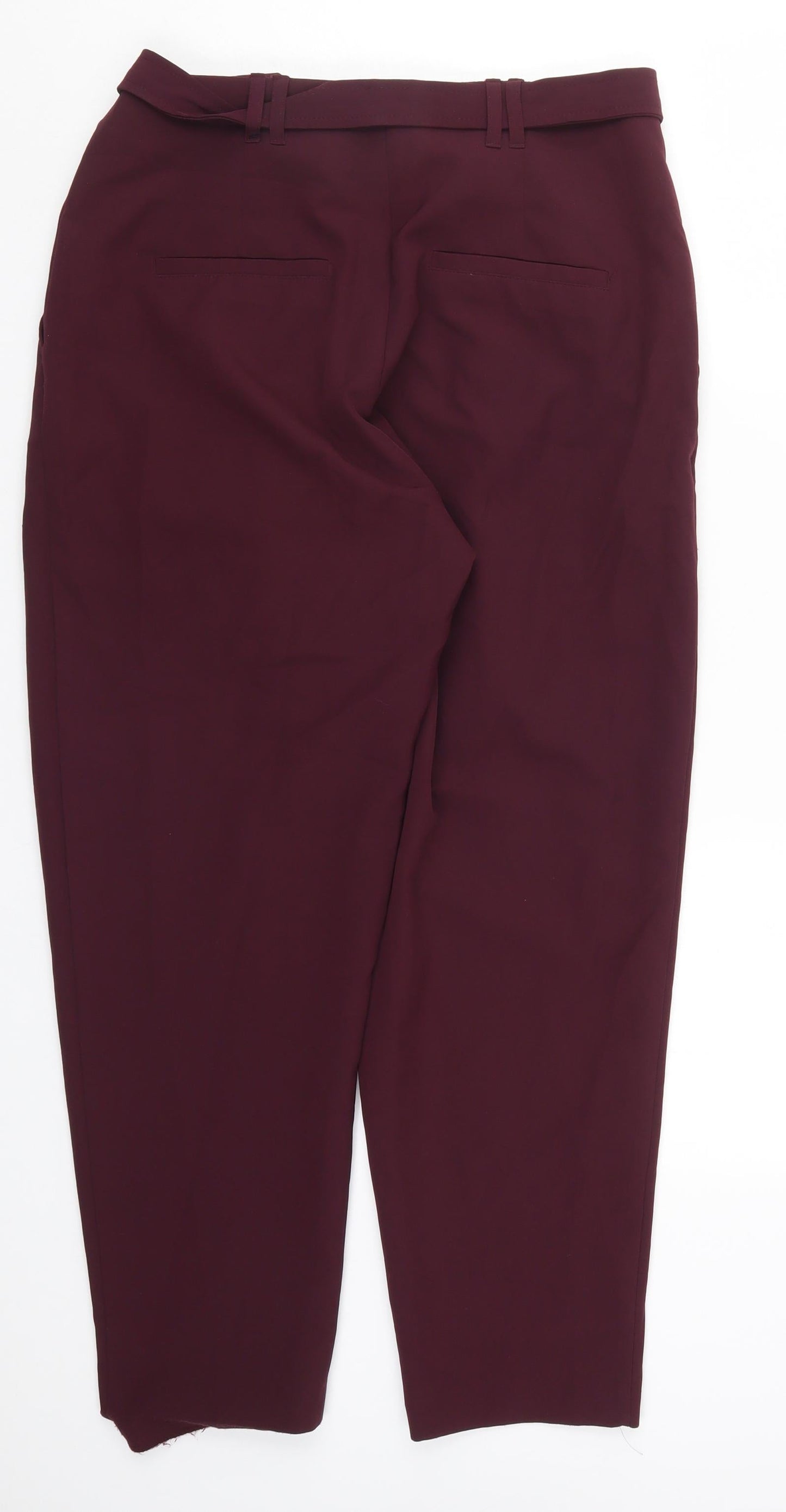 NEXT Womens Purple   Trousers  Size 12 L26 in - Plum Coloured