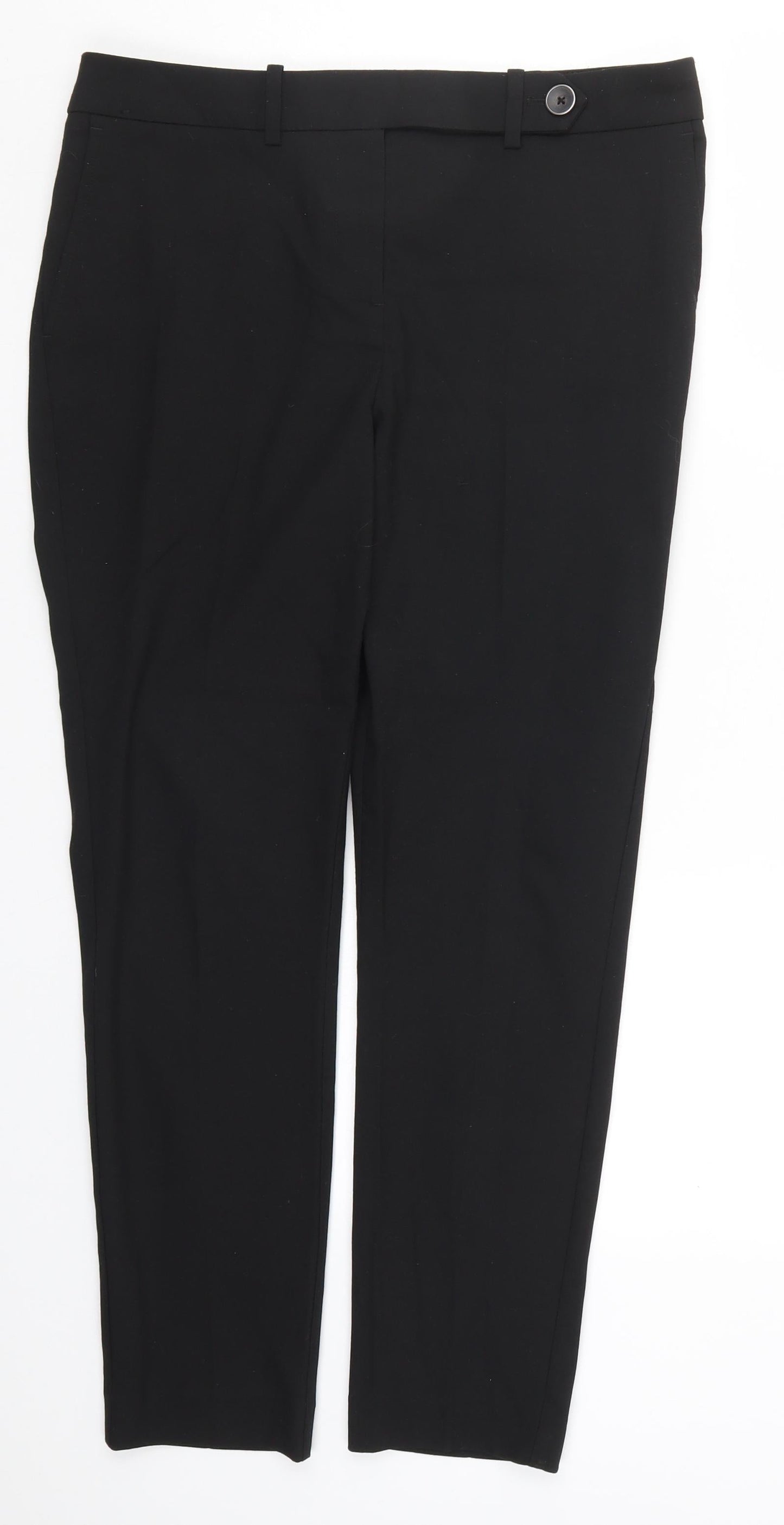 NEXT Womens Black   Trousers  Size 10 L26 in