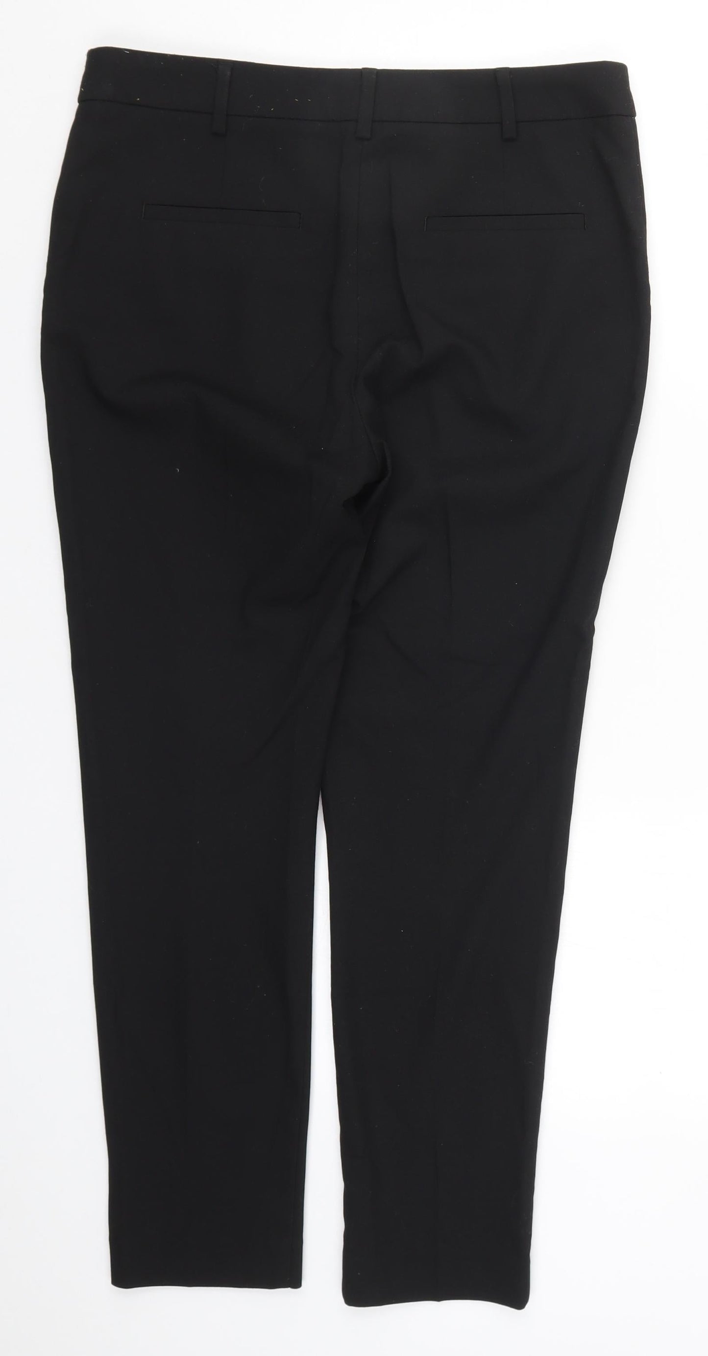 NEXT Womens Black   Trousers  Size 10 L26 in