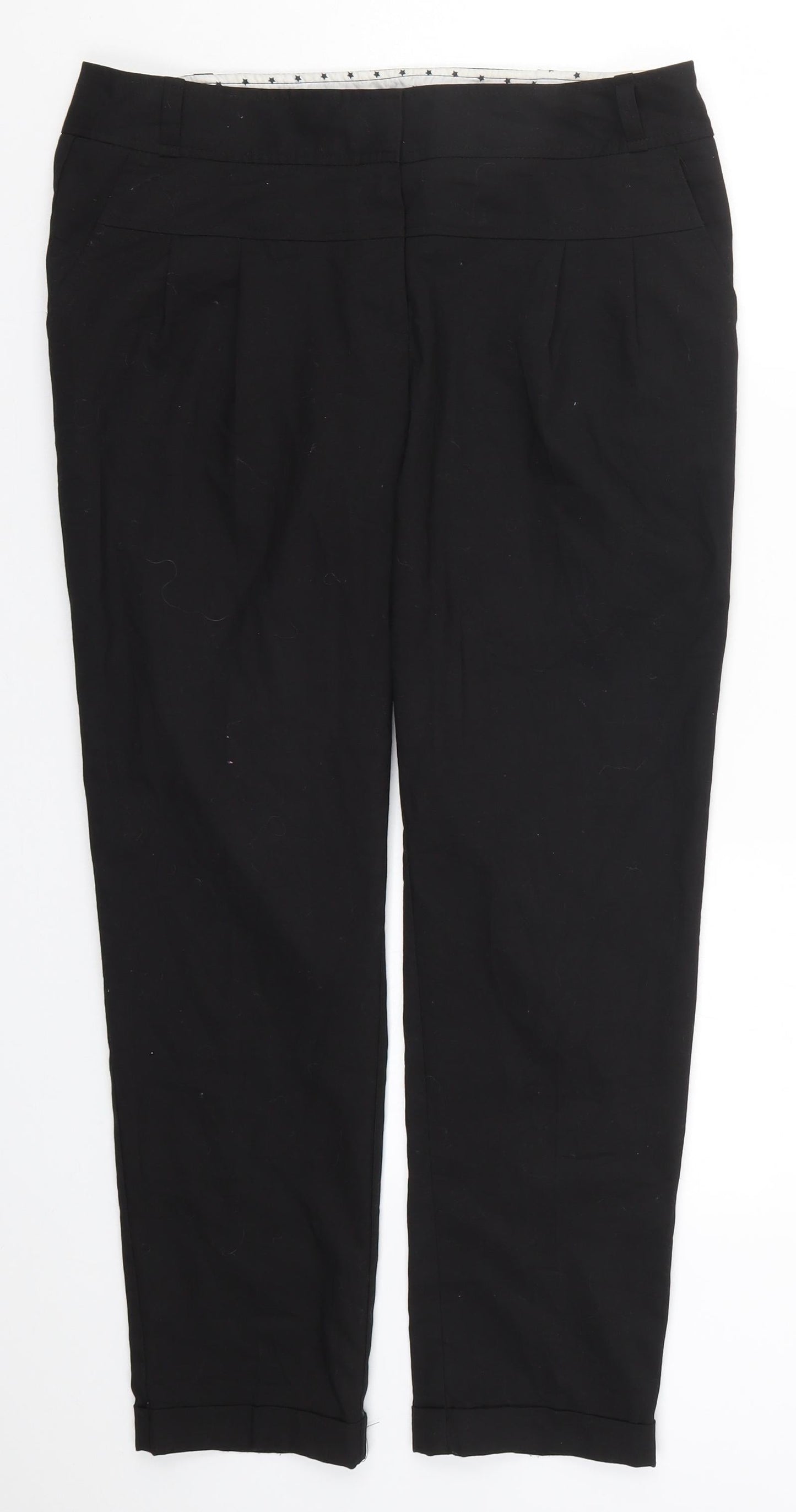 NEXT Womens Black   Trousers  Size 32 in L27 in