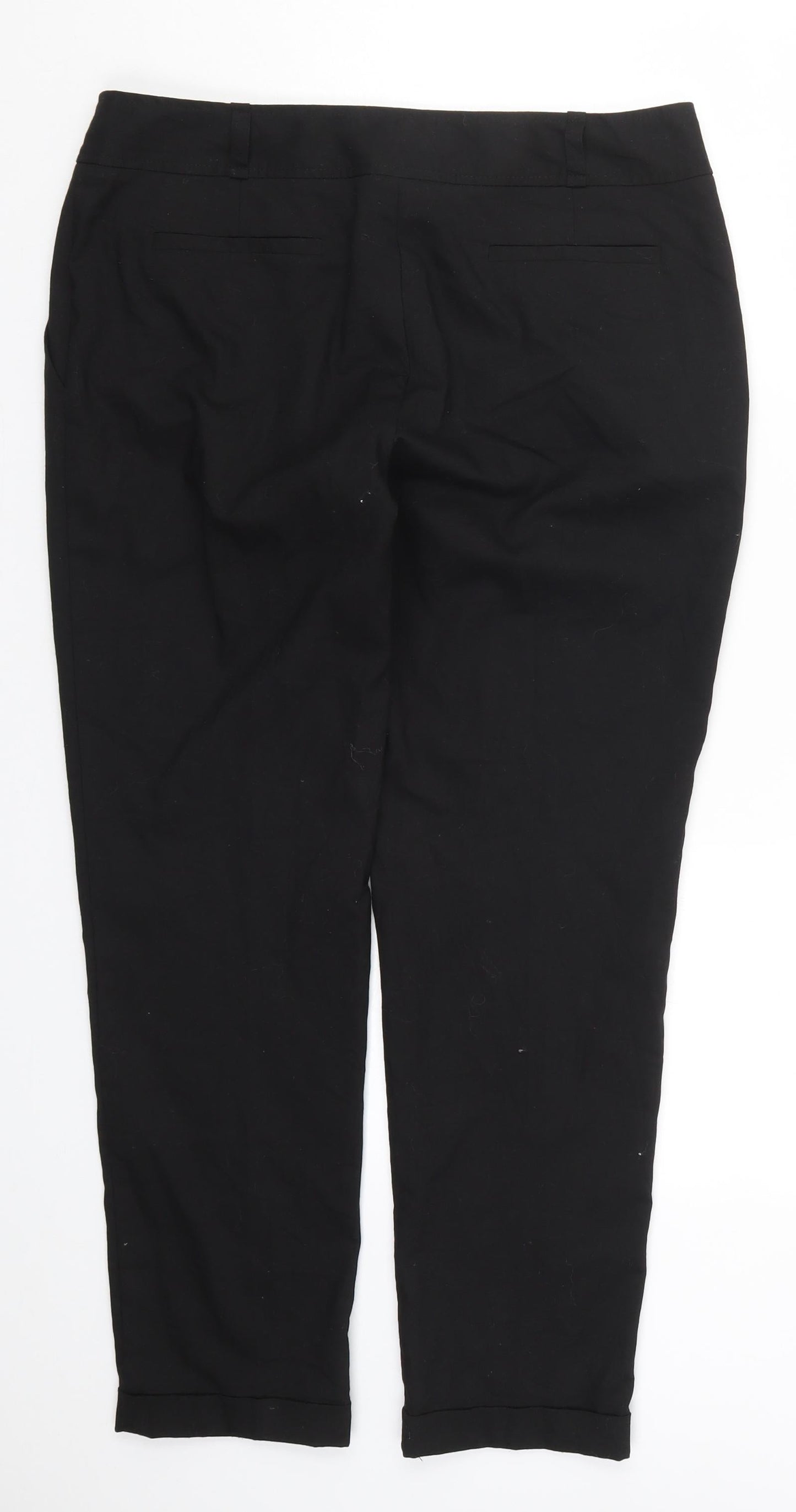 NEXT Womens Black   Trousers  Size 32 in L27 in