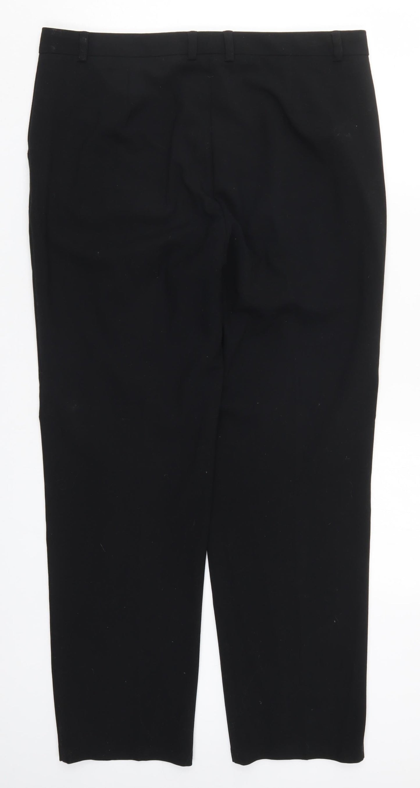 Marks and Spencer Womens Black   Trousers  Size 14 L29 in