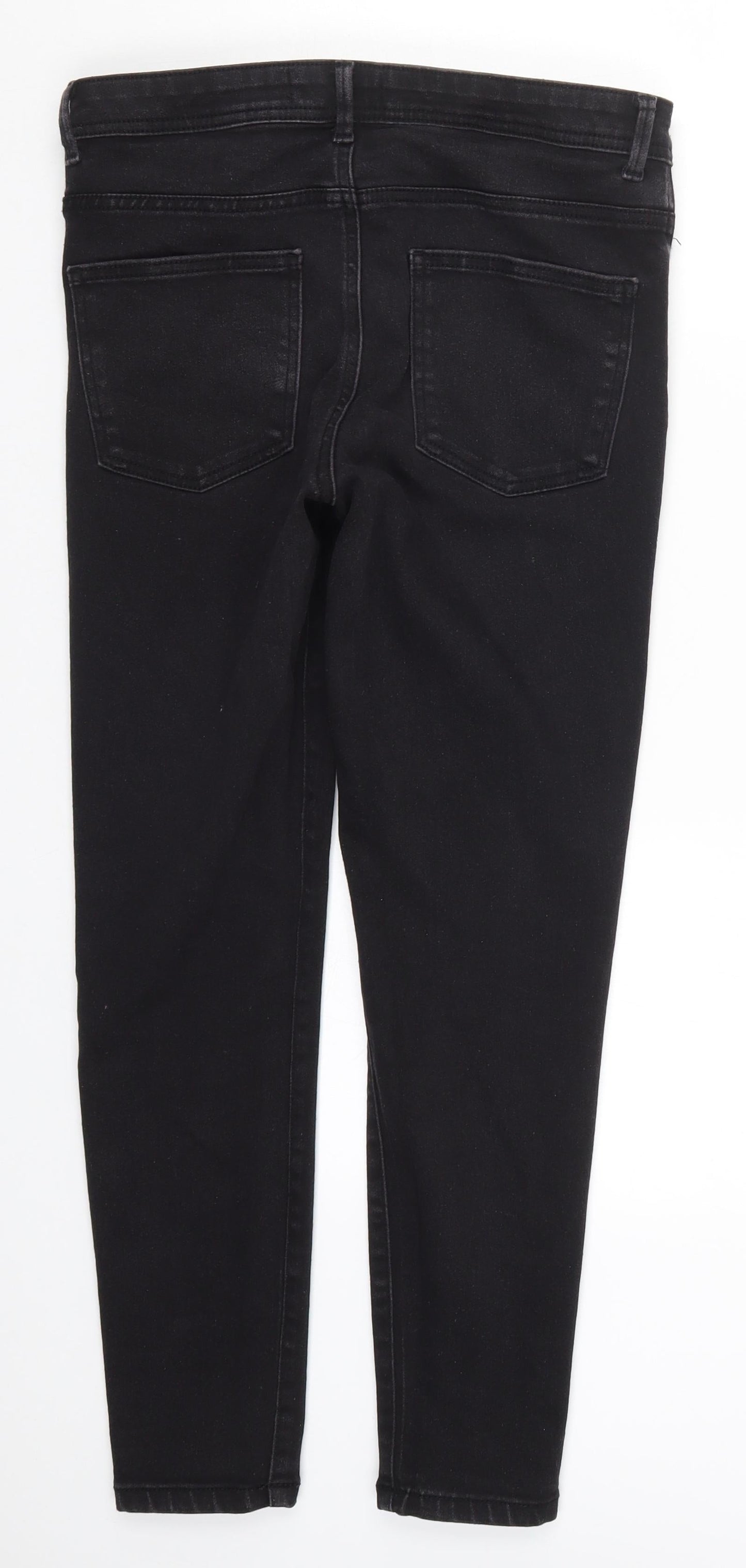 Denim Co Womens Black  Denim Skinny Jeans Size 14 L27 in