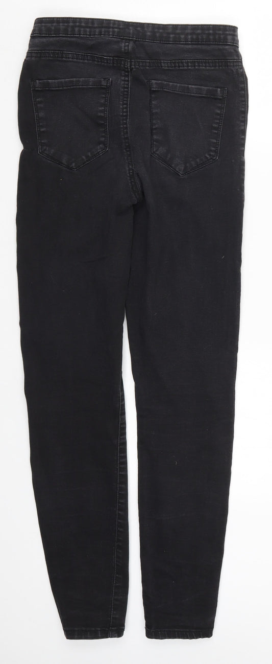 Denim Co Womens Black  Denim Skinny Jeans Size 10 L28 in