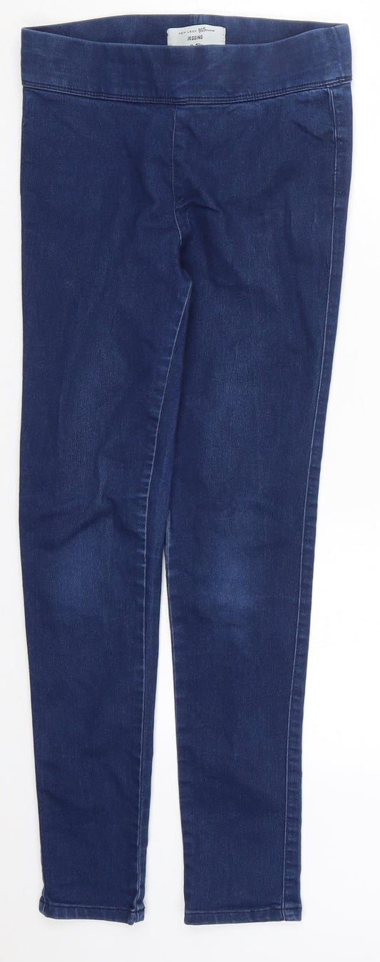 New Look Girls Blue  Denim Jegging Jeans Size 12 Years