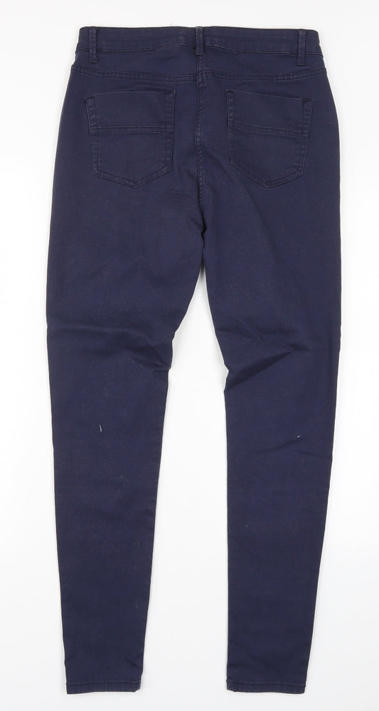 NEXT Womens Blue  Denim Skinny Jeans Size 10 L29.5 in