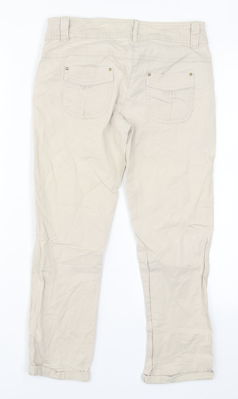 Promod Womens Beige   Trousers  Size 27 in L23 in