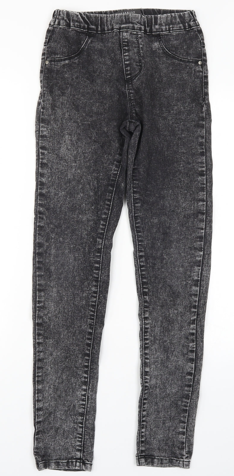 RESERVED Girls Grey  Denim Jegging Jeans Size 13 Years