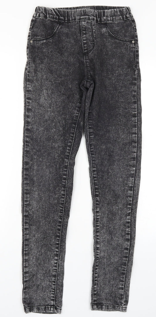 RESERVED Girls Grey  Denim Jegging Jeans Size 13 Years