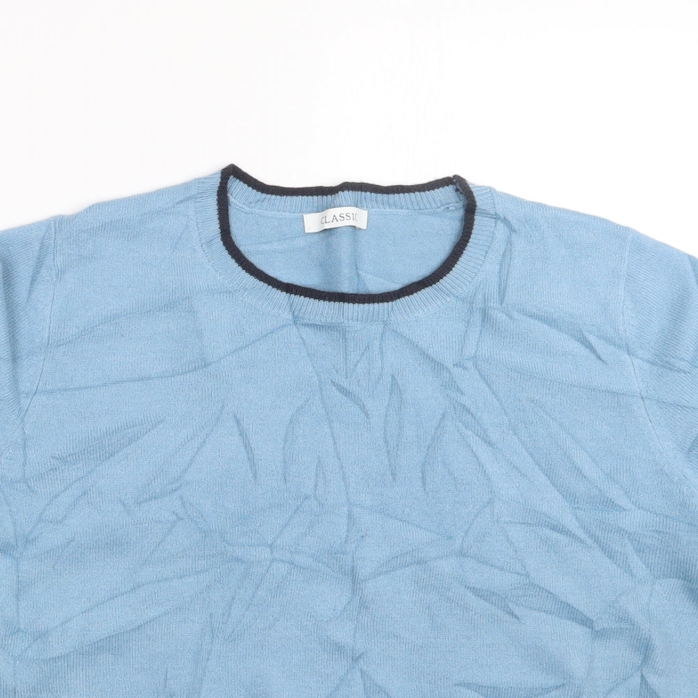 Marks and Spencer Womens Blue  Knit Pullover Jumper Size 14