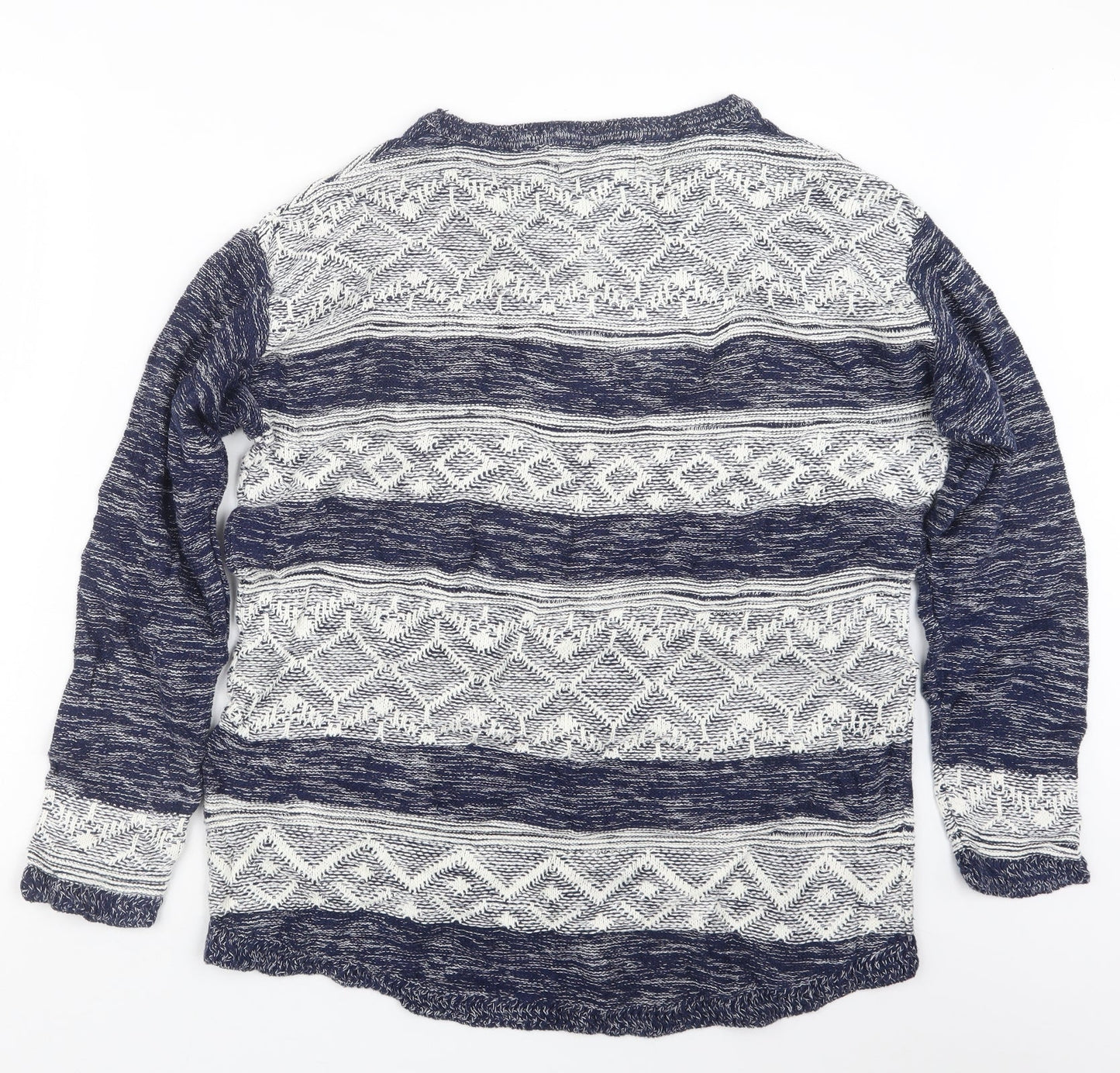 Matalan Womens Blue  Knit Pullover Jumper Size M