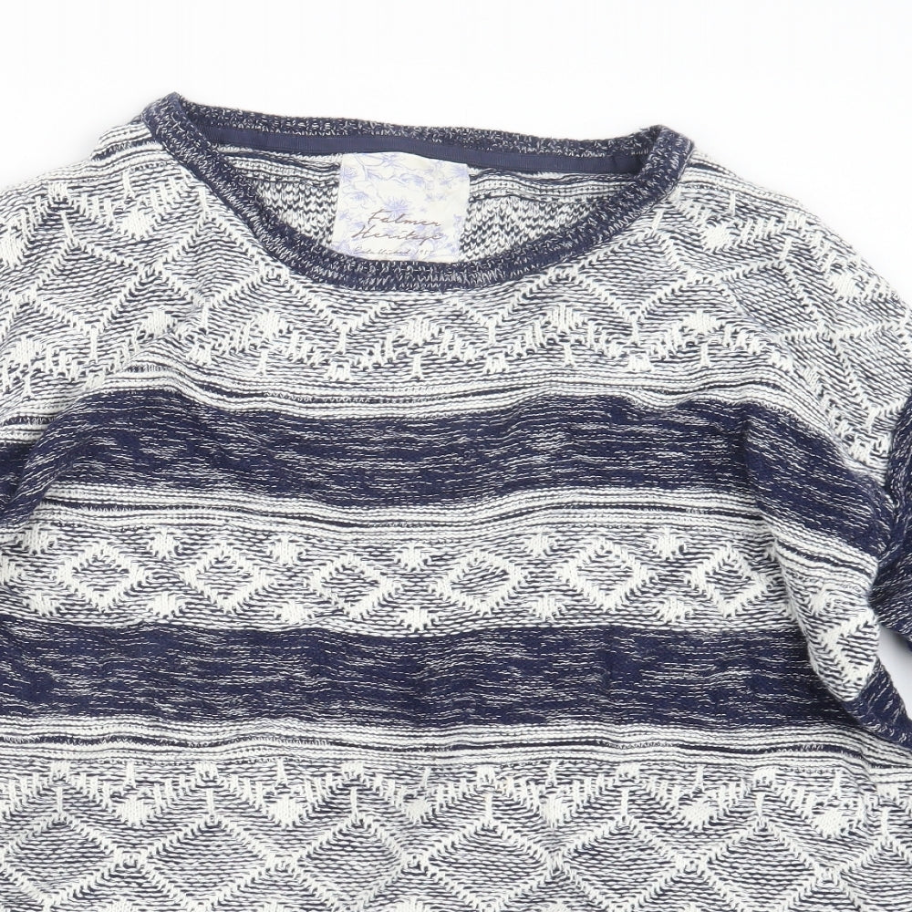 Matalan Womens Blue  Knit Pullover Jumper Size M