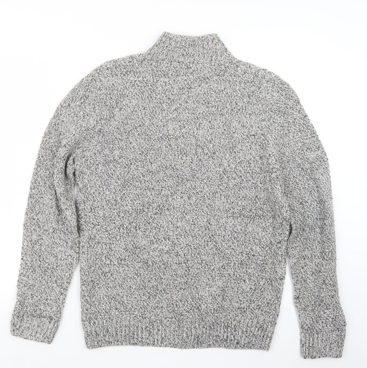 George Mens Grey  Knit Pullover Sweatshirt Size S