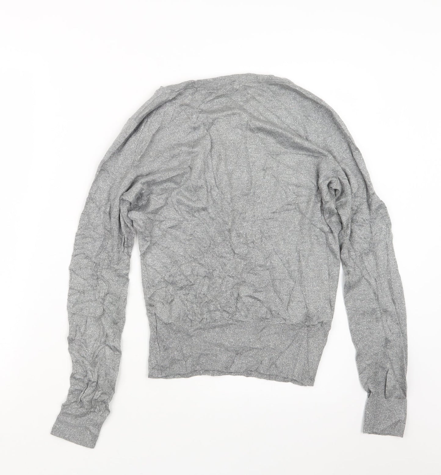 H&M Womens Grey   Pullover Jumper Size M