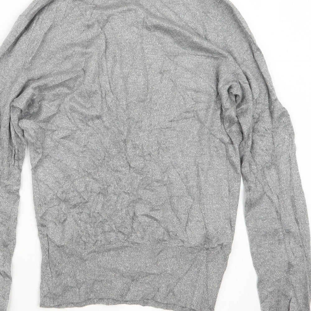H&M Womens Grey   Pullover Jumper Size M