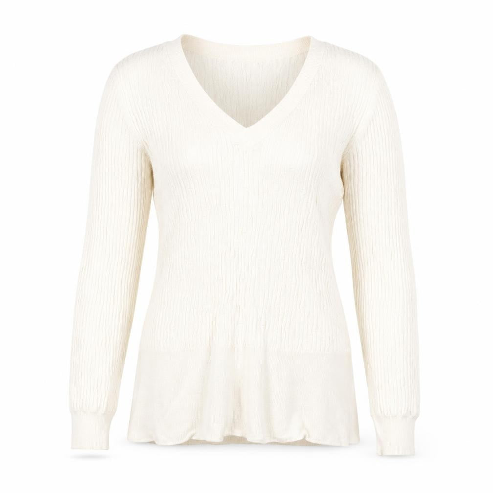 Marks and Spencer Womens Ivory   Pullover Jumper Size 10