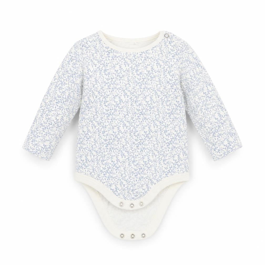 TU Girls Blue Geometric  Babygrow One-Piece Size 6-9 Months