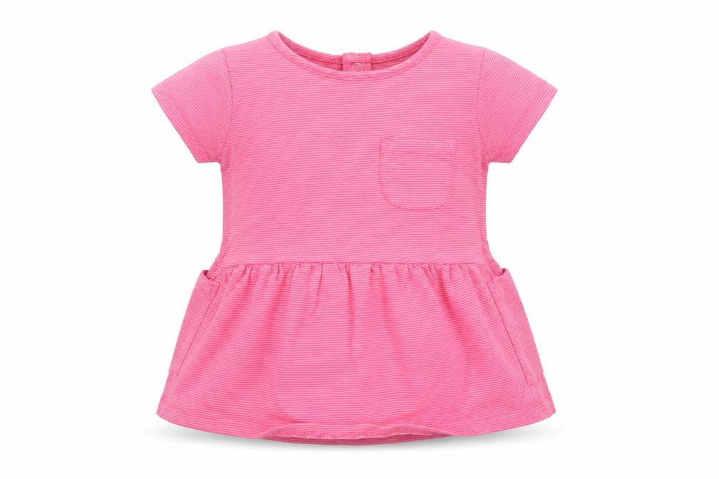 NEXT Girls Pink   Basic T-Shirt Size 3-6 Months  - Long
