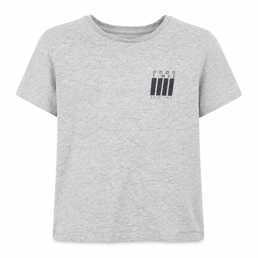 George Boys Grey   Basic T-Shirt Size 5-6 Years