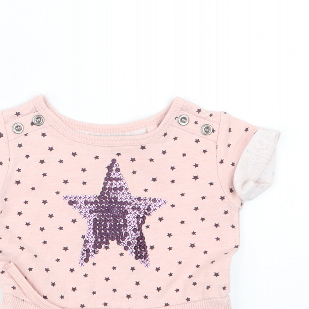 NEXT Girls Pink   Basic T-Shirt Size 3-6 Months