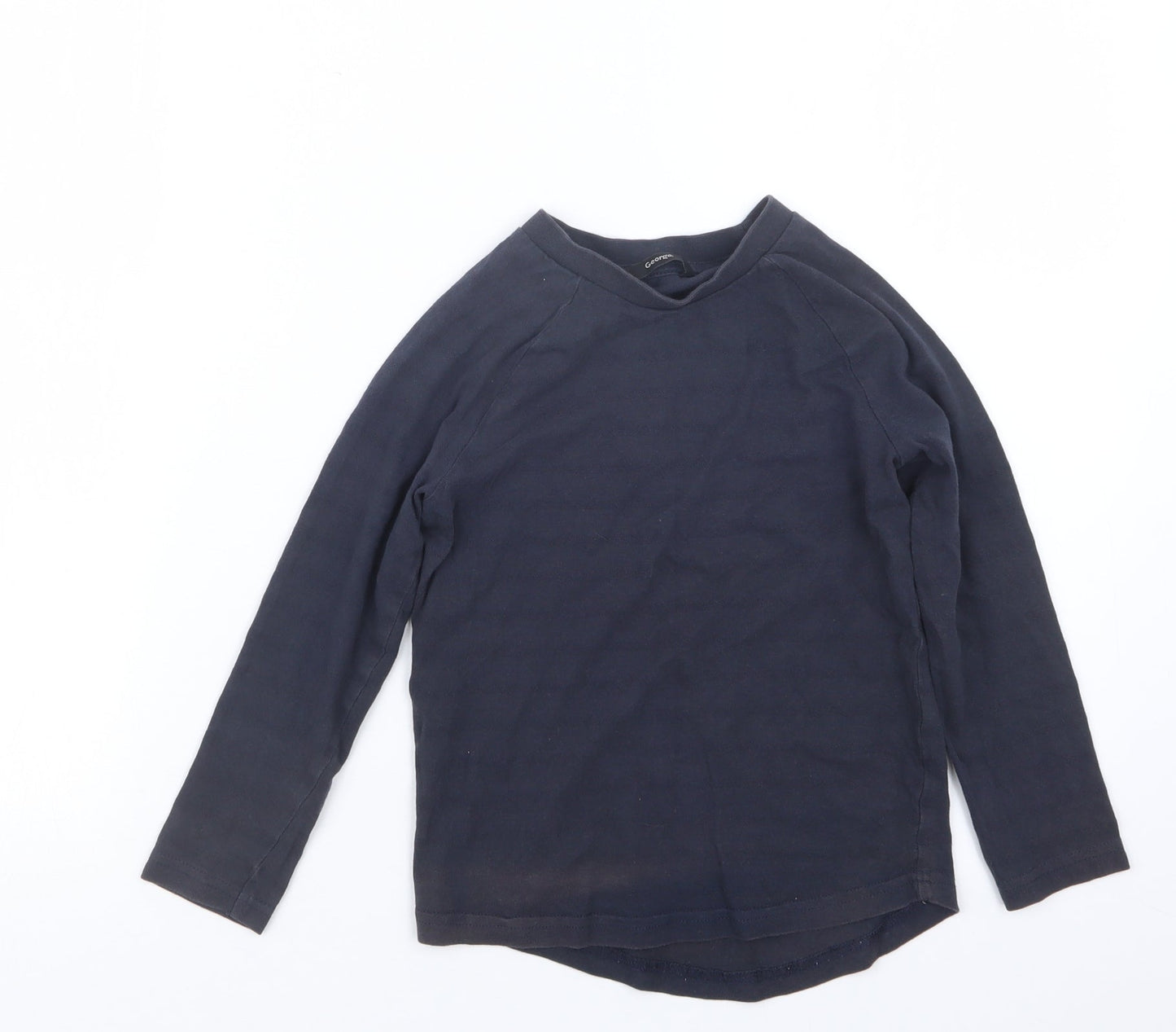 George Boys Blue   Basic T-Shirt Size 6-7 Years