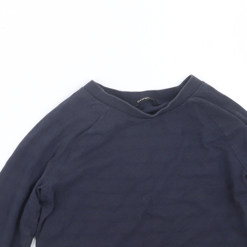 George Boys Blue   Basic T-Shirt Size 6-7 Years