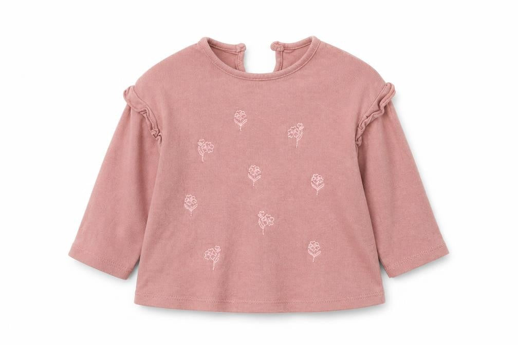 George Girls Pink   Basic T-Shirt Size 9-12 Months