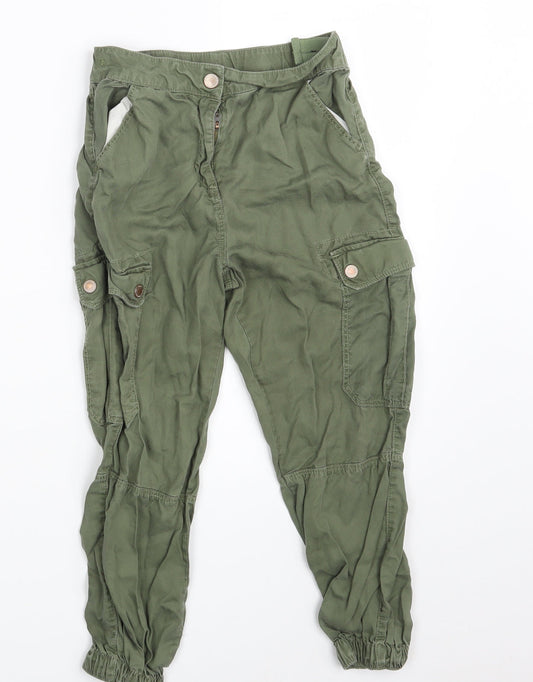 NEXT Boys Green   Cargo Trousers Size 9 Months