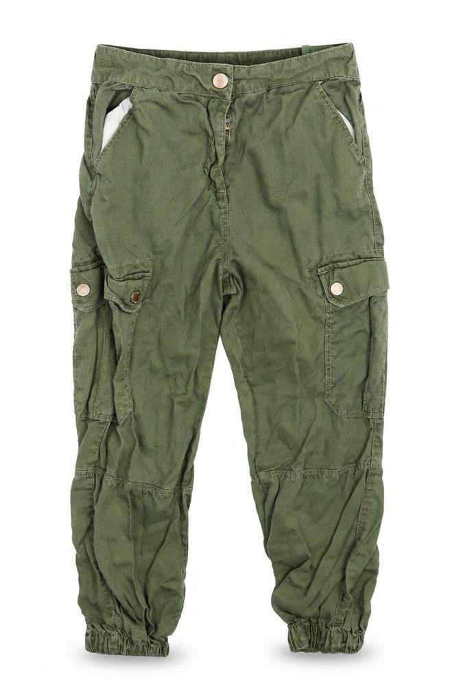NEXT Boys Green   Cargo Trousers Size 9 Months