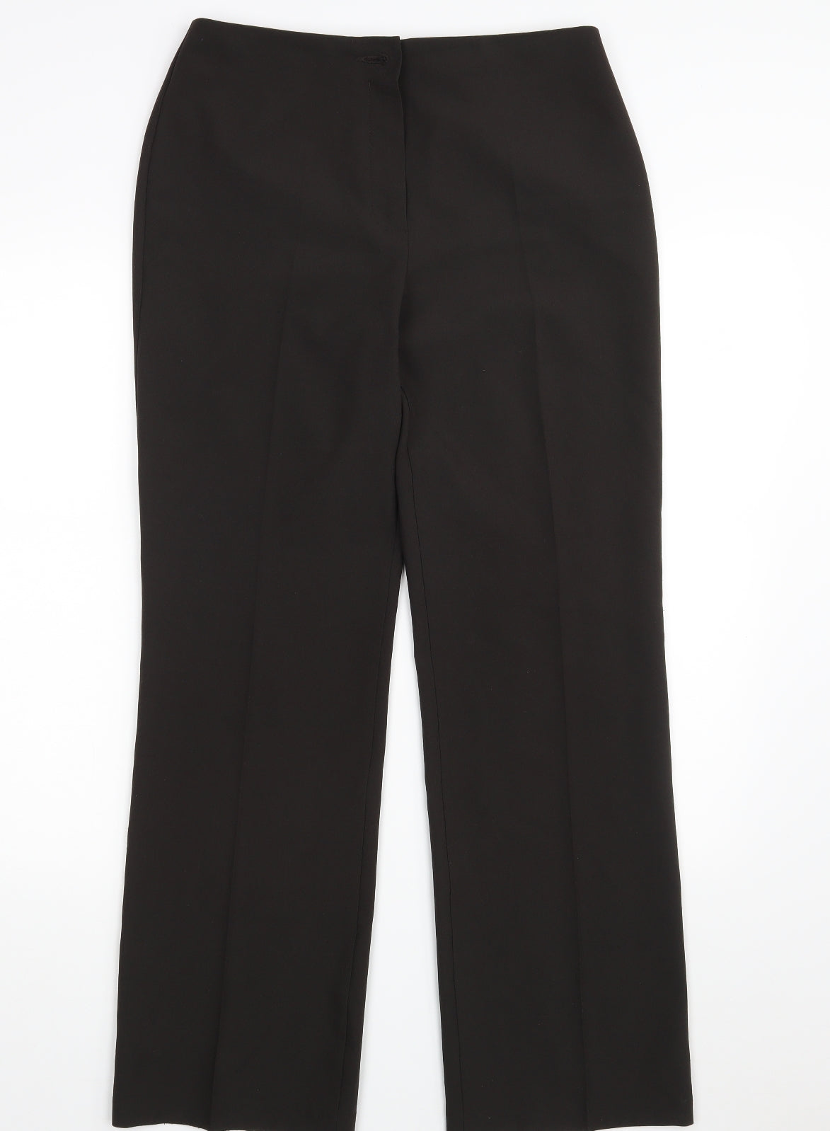 M&S Womens Black   Dress Pants Trousers Size 10 L30 in