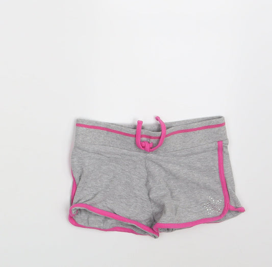 Matalan Girls Grey   Hot Pants Shorts Size 8-9 Years