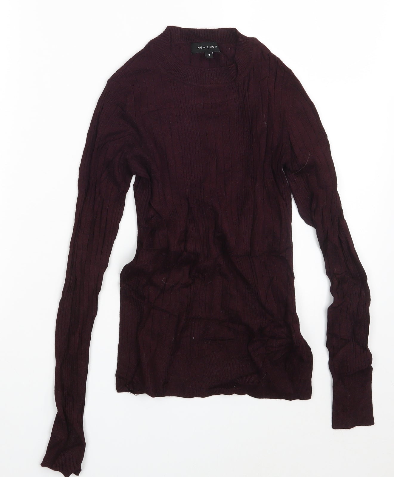 New Look Womens Purple   Pullover Sweatshirt Size 8