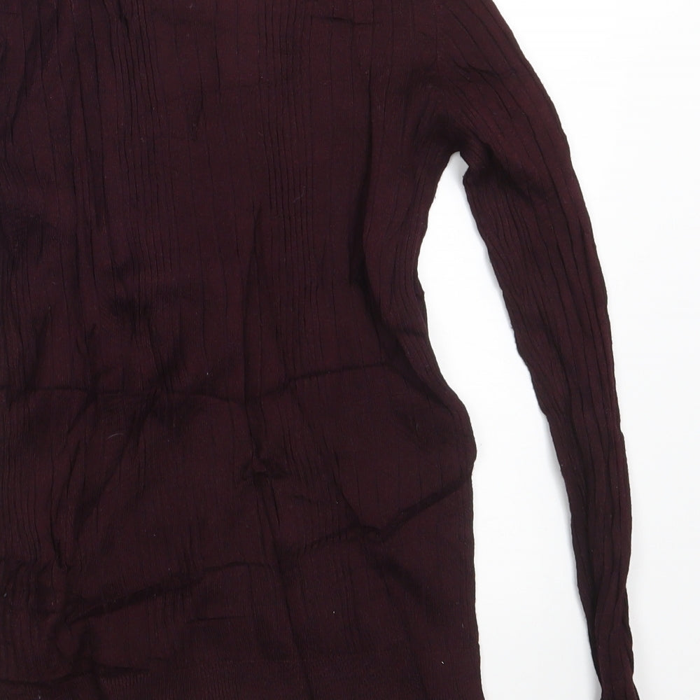 New Look Womens Purple   Pullover Sweatshirt Size 8