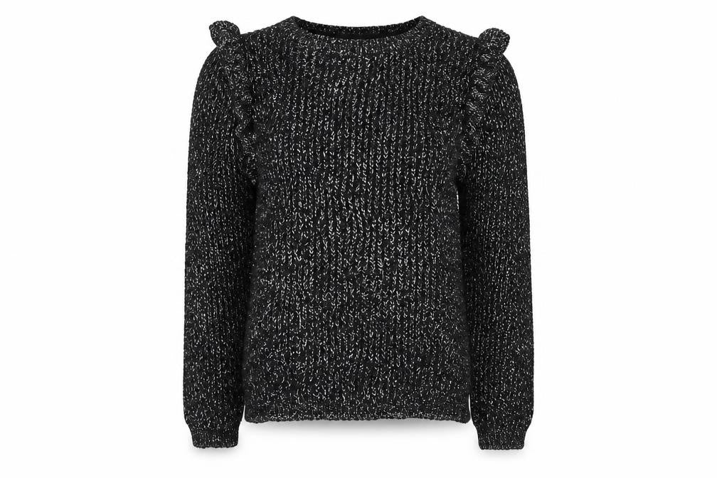 M&S Girls Black   Pullover Jumper Size 12-13 Years