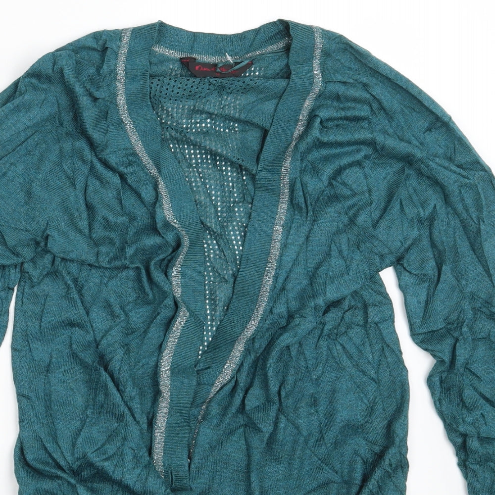 Miss Selfridge Womens Green   Cardigan Jumper Size 12