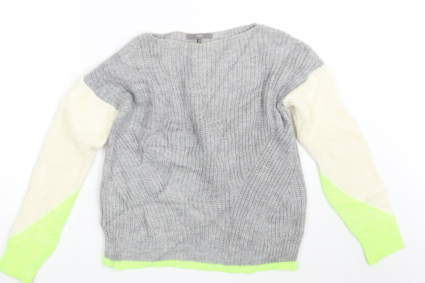 NEXT Womens Multicoloured  Knit Pullover Jumper Size XS