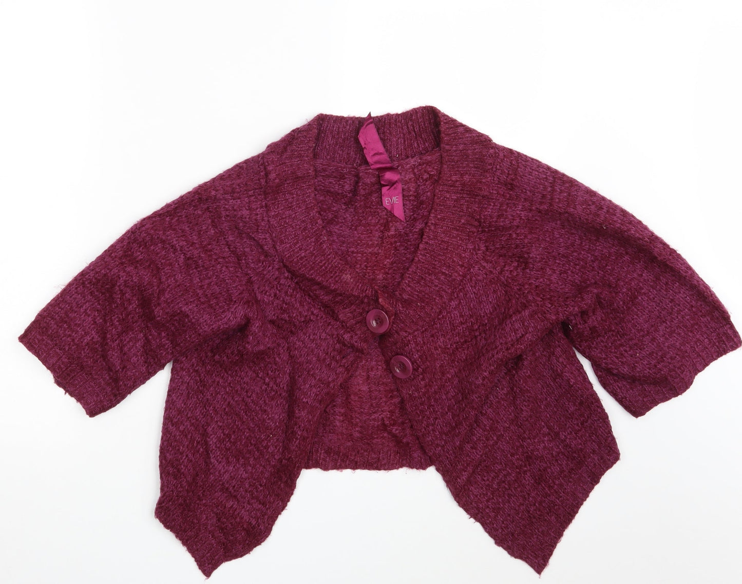 Evie Womens Purple   Wrap Jumper Size 10